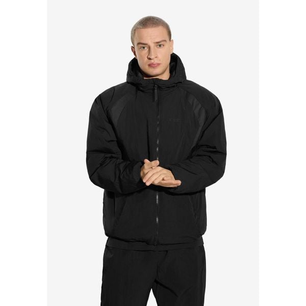 Kurtka turystyczna męska Prosto Contrast przejściowa. Czarne kurtki Prosto., m, bez wzorów, bez kaptura. W wyprzedaży za 222.99 zł.