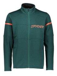 SPYDER Kurtka polarowa "Speed" w kolorze zielonym rozmiar: M. Zielone kurtki Spyder, m, bez wzorów, z polaru, bez kaptura. Za 243.27 zł.