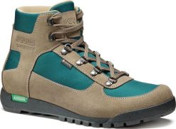 Buty GORE-TEX męskie Asolo Supertrek GTX. Niebieskie buty turystyczne Asolo, bez wzorów, z gore-texu, bez zapięcia, outdoorowe, gore-tex. Za 975.25 zł.