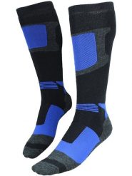Peak Mountain Skarpety narciarskie "Chocks" w kolorze czarno-niebieskim rozmiar: 39/42. Czarne skarpety Peak Mountain, bez wzorów. Za 83.03 zł.