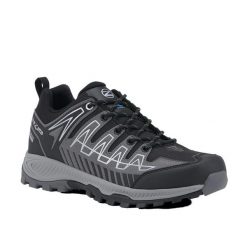 Buty turystyczne Trezeta Thunder. Czarne buty turystyczne TREZETA, bez wzorów, z materiału, bez zapięcia, trekkingowe. Za 368.50 zł.