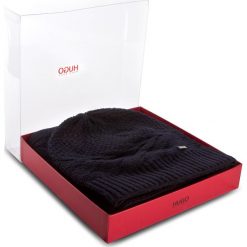 Zestaw Szalik i Czapka BOSS - Zanta Set 50375243 Navy 410. Czapki zimowe marki Boss. W wyprzedaży za 329.00 zł.