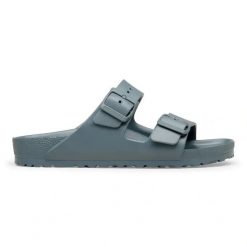 BIRKENSTOCK Arizona EVA Basalt Gray Klapki męskie. Szare klapki Birkenstock, z materiału. Za 219.99 zł.