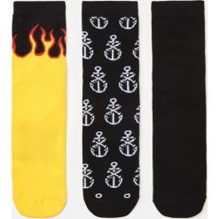 3 pack skarpet Baltic Games - Czarny. Czarne skarpety Cropp, bez wzorów. Za 29.99 zł.