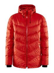 Craft Kurtka puchowa "Adv Explore" w kolorze czerwonym rozmiar: XL. Czerwone kurtki Craft, na zimę, xl, bez wzorów, z puchu, bez kaptura. Za 609.95 zł.