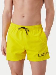 EA7 Emporio Armani Szorty kąpielowe 7M002000 AF13049 M2047 Żółty Regular Fit. Żółte kąpielówki EA7 Emporio Armani, m, bez wzorów, z syntetyku. Za 279.99 zł.