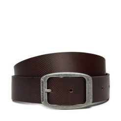 Pasek Męski Pepe Jeans. Brązowe paski Pepe Jeans, bez wzorów, z jeansu. Za 139.99 zł.