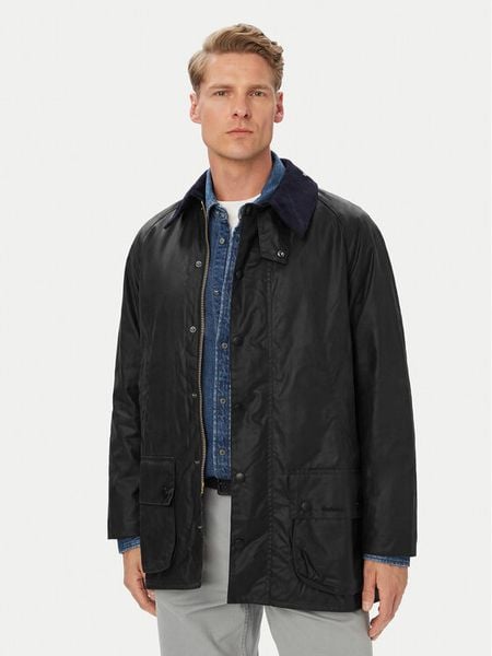 Barbour Kurtka przejściowa MWX0017NY91 Granatowy Regular Fit. Niebieskie kurtki Barbour, m, bez wzorów, z bawełny, bez kaptura. Za 1,804.00 zł.
