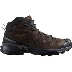 Buty trekkingowe męskie Salomon X Ultra 360 Ltr Mid Gtx Gore-tex. Brązowe buty trekkingowe Salomon, bez wzorów, z gore-texu, za kostkę, bez zapięcia. Za 697.00 zł.