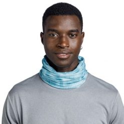 Chusta wielofunkcyjna Buff Coolnet UV+. Niebieskie szaliki Buff, bez wzorów. Za 99.90 zł.