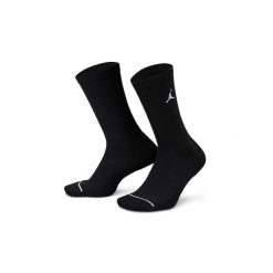 Skarpety sportowe Nike Jordan 3-pack. Czarne skarpetki sportowe Nike, bez wzorów. Za 82.99 zł.