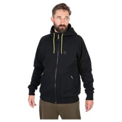 Bluza Męska Wędkarska Rozpinana Z Kapturem Matrix Sherpa Winter Hoody. Czarne bluzy matrix, m, bez wzorów, z kapturem. Za 329.99 zł.