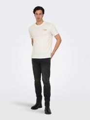ONLY & SONS Koszulka w kolorze białym rozmiar: XL. Białe bezrękawniki Only & Sons, xl, bez wzorów, z bawełny, bez kołnierzyka, bez ramiączek. Za 52.79 zł.