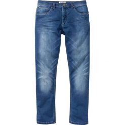 Dżinsy dresowe Regular Fit Straight bonprix niebieski. Jeansy marki Under Armour. Za 99.99 zł.