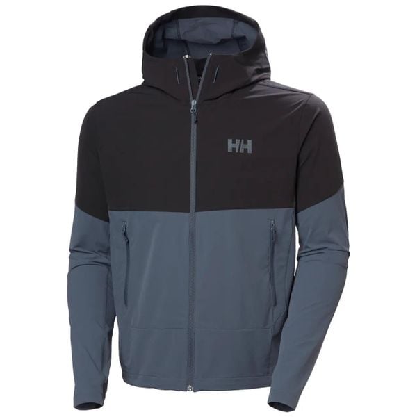 Kurtka wodoodporna z kapturem Helly Hansen Blaze Softshell. Szare kurtki Helly Hansen, s, bez wzorów, z elastanu, z kapturem. Za 644.00 zł.