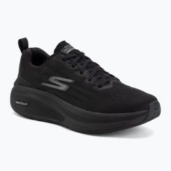 Buty do biegania męskie SKECHERS Go Run Elevate 2.0 Fluid Motion. Czarne buty do biegania Skechers, bez wzorów, bez zapięcia, do biegania, skechers sport. Za 349.99 zł.