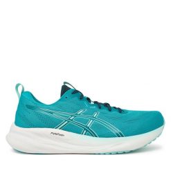Buty do biegania Asics. Niebieskie buty do biegania ASICS, bez wzorów, bez zapięcia, do biegania. Za 489.99 zł.