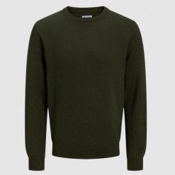 Sweter Jack & Jones Globe Duffel. Swetry nierozpinane Jack&Jones, na zimę, m, bez wzorów, bez kołnierzyka, bez ramiączek. W wyprzedaży za 157.45 zł.