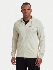 EA7 Emporio Armani Bluza 7M000568 AF13512 U1079 Beżowy jasny Regular Fit. Brązowe bluzy EA7 Emporio Armani, l, bez wzorów, z bawełny, bez kaptura. Za 564.99 zł.