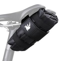 Torba rowerowa narzędziowa pod siodełko ramę Rhinowalk RK5100. Czarne torby na ramię RHINOWALK, bez wzorów, z materiału, na ramię, duże, bez dodatków. Za 69.00 zł.