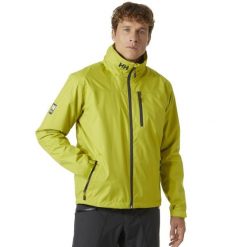 Kurtka żeglarska męska Helly Hansen Crew Hooded Midlayer. Zielone kurtki Helly Hansen, m, bez wzorów, bez kaptura. Za 749.00 zł.