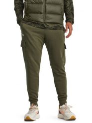 Under Armour Spodnie dresowe "Rival" w kolorze khaki rozmiar: 3XL. Brązowe spodnie treningowe długie Under Armour, xl, bez wzorów, z dresówki. Za 157.95 zł.