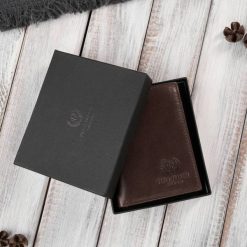 Portfel męski skórzany brązowy klasyczny elegancki z ochroną RFID Paolo Peruzzi AY-10-BR. Brązowe portfele Paolo Peruzzi, bez wzorów, ze skóry. Za 50.15 zł.