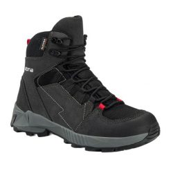 Buty trekkingowe męskie Alpina Tracker Mid. Czarne trekkingi Alpina, bez wzorów, bez zapięcia. Za 279.99 zł.