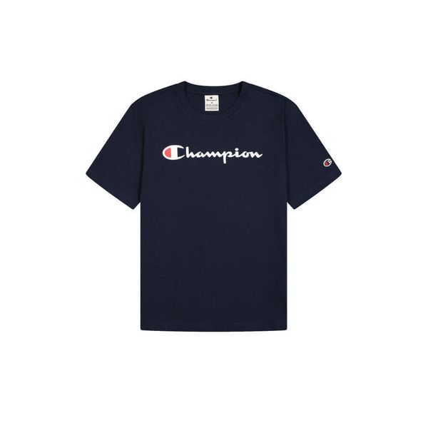 Koszulka sportowa Męska Champion. Niebieskie t-shirty sportowe Champion, bez wzorów, bez ramiączek. Za 95.00 zł.