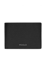 HUGO Portfel Huke 50568428 Czarny. Czarne portfele Hugo, bez wzorów, ze skóry. Za 449.99 zł.