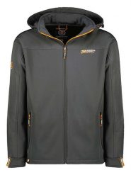 Geographical Norway Kurtka softshellowa "Takeni" w kolorze ciemnoszarym rozmiar: S. Szare kurtki outdoor i hardshell Geographical Norway, s, bez wzorów, bez kaptura. Za 162.87 zł.