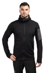 Bluza wspinaczkowa męska Modulus Hoody. Czarne bluzy z kapturem RAB, na zimę, m, bez wzorów, z materiału, z kapturem. Za 539.99 zł.