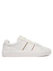 Tommy Hilfiger Sneakersy Dress Casual Leather Sneaker FM0FM05989 Biały. Białe buty sportowe casual Tommy Hilfiger, bez wzorów, ze skóry, bez zapięcia. Za 569.99 zł.
