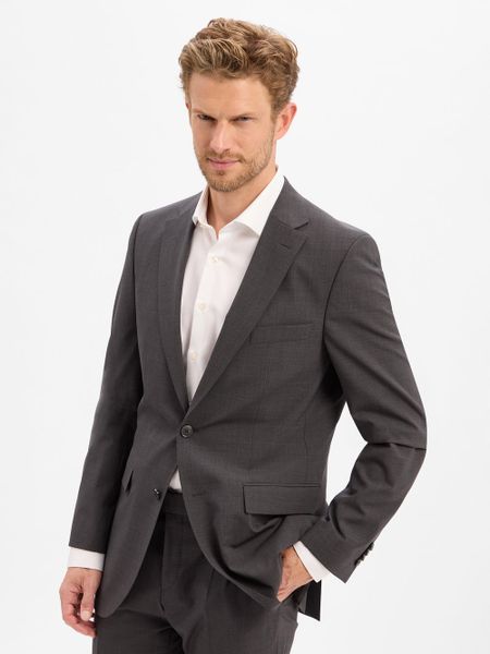 BOSS marynarka garniturowa z nowej wełny - H-Harvey-MM-C-NF Mężczyźni Slim Fit szary, 98. Szare garnitury Boss, m, bez wzorów, z wełny. Za 1,499.95 zł.
