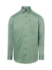 OLYMP Luxor modern Fit Koszula Mężczyźni Modern Fit Bawełna zielony, 43. Zielone koszule OLYMP Luxor modern Fit, m, bez wzorów, z bawełny, bez kołnierzyka, bez ramiączek. Za 279.95 zł.