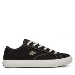Tenisówki Lacoste. Czarne trampki LACOSTE, m, bez wzorów, bez zapięcia. Za 249.99 zł.