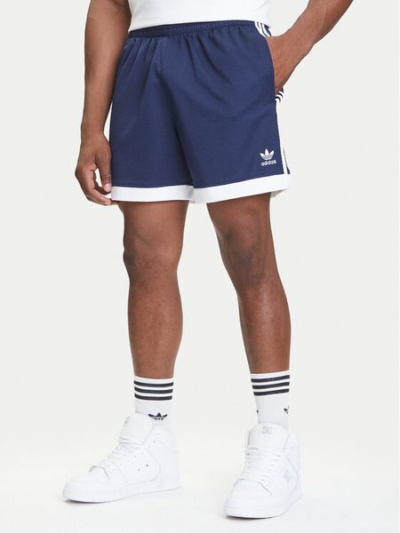 Adidas Szorty sportowe Mock Eyelet JY1310 Granatowy Regular Fit. Niebieskie krótkie spodenki sportowe Adidas, m, bez wzorów, z syntetyku. Za 178.99 zł.