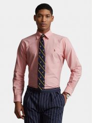 Polo Ralph Lauren Koszula Bsr 710792041 Różowy Custom Fit. Czerwone koszule Polo Ralph Lauren, m, bez wzorów, z bawełny, bez kołnierzyka, bez ramiączek. Za 359.99 zł.