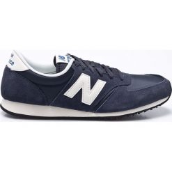 New Balance - Buty U420NVB. Niebieskie buty sportowe casual New Balance, bez wzorów, z materiału, z okrągłym noskiem, bez zapięcia. W wyprzedaży za 219.90 zł.
