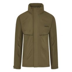 Kurtka wodoodporna Trakker CR Downpour. Brązowe kurtki TRAKKER, bez wzorów, bez kaptura. Za 547.50 zł.