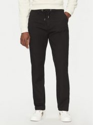 Guess Spodnie materiałowe M5RB51 WGXW1 Czarny Regular Fit. Czarne spodnie materiałowe Guess, m, z aplikacjami, z bawełny. Za 309.99 zł.