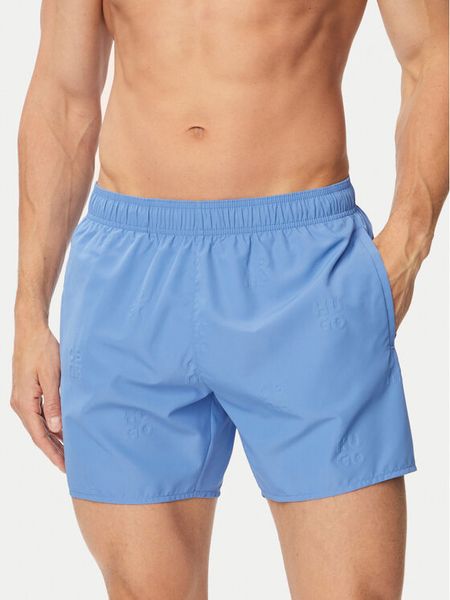 HUGO Szorty kąpielowe Tonal 50561222 Niebieski Regular Fit. Niebieskie kąpielówki Hugo, m, bez wzorów, z syntetyku. Za 299.99 zł.