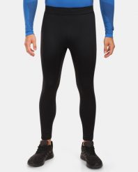 Męskie legginsy sportowe Kilpi ALEXO-M. Czarne legginsy długie sportowe Kilpi, m, bez wzorów, z materiału, do biegania. Za 189.67 zł.