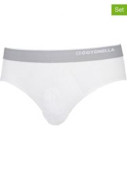 COTONELLA Slipy (2 pary) w kolorze białym rozmiar: 3XL. Białe slipki COTONELLA, xl, bez wzorów. Za 47.82 zł.