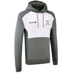 Bluza z kapturem Bentley Motorsport Team Hoodie, Mężczyźni. Szare bluzy Bentley, m, bez wzorów, z wiskozy, z kapturem. Za 490.00 zł.