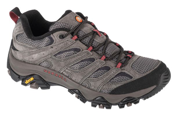 Buty trekkingowe męskie Merrell Moab 3 Ventilator. Szare buty turystyczne Merrell, bez wzorów, z materiału, bez zapięcia, trekkingowe. Za 534.00 zł.