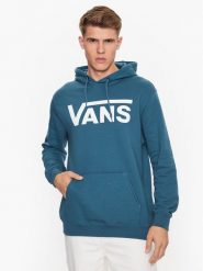 Vans Bluza Mn Vans Classic Po Hoodie Ii VN0A456B Granatowy Classic Fit. Niebieskie bluzy Vans, m, bez wzorów, z bawełny, bez kaptura. Za 319.99 zł.