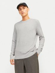 Jack&Jones Sweter Perfect 12257771 Szary Regular Fit. Szare swetry rozpinane Jack&Jones, m, bez wzorów, z bawełny, bez kołnierzyka, bez ramiączek. Za 119.99 zł.