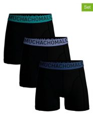 Muchachomalo Bokserki (3 pary) w kolorze czarnym rozmiar: XL. Czarne bokserki MUCHACHOMALO, xl, bez wzorów. Za 113.90 zł.