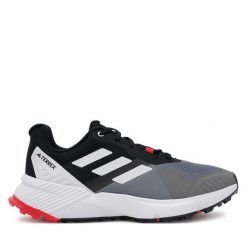 Buty do biegania adidas. Szare buty do biegania Adidas, bez wzorów, bez zapięcia, do biegania, adidas terrex. Za 359.99 zł.